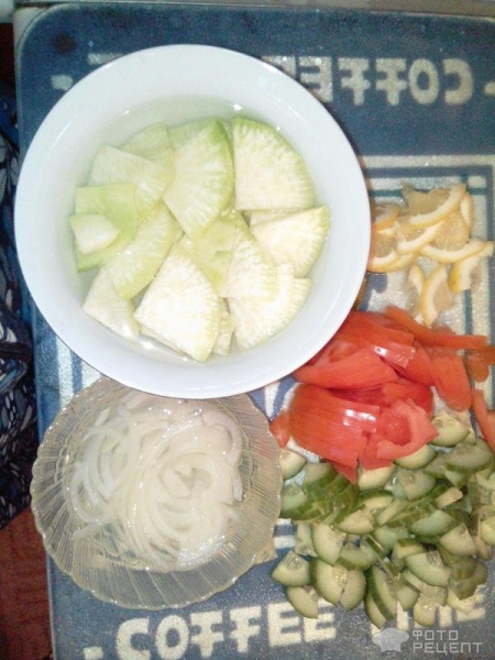 Рецепт: Салат к плову - ВИТАМИННЫЙ ВЗРЫВ