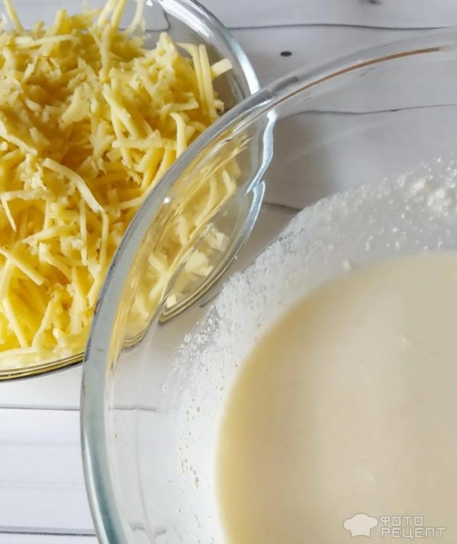 Рецепт: Сырно-творожные колечки - с кунжутом Рецепт: Сырно-творожные колечки - с кунжутом