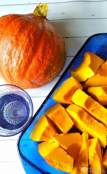 Рецепт: Тарталетки с тыквой. Встречаем Хэллоуин - и шоколадным рисунком