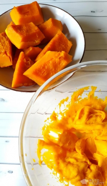 Рецепт: Тарталетки с тыквой. Встречаем Хэллоуин - и шоколадным рисунком