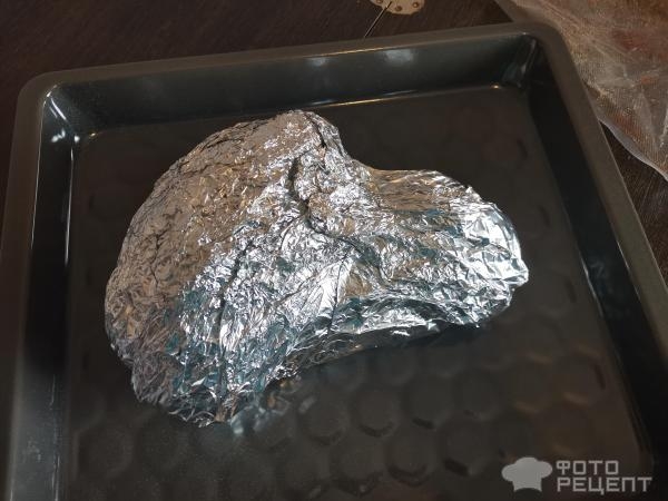 Рецепт: Томленая свиная рулька - Великолепная свиная рулька в духовке!