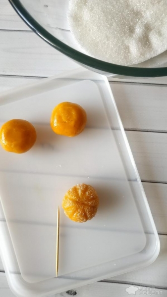 Рецепт: Тыквенные конфеты - тыква из тыквы