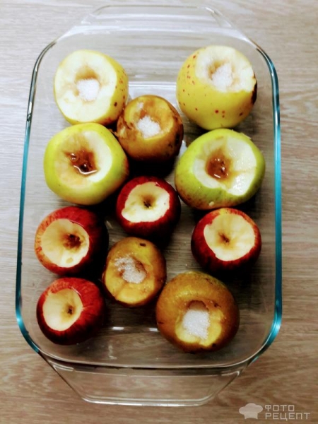 Рецепт: Запеченные яблоки - Классический вариант! Рецепт: Запеченные яблоки - Классический вариант!