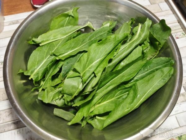 Рецепт: Зеленый кекс - со щавелем и манной крупой Рецепт: Зеленый кекс - со щавелем и манной крупой