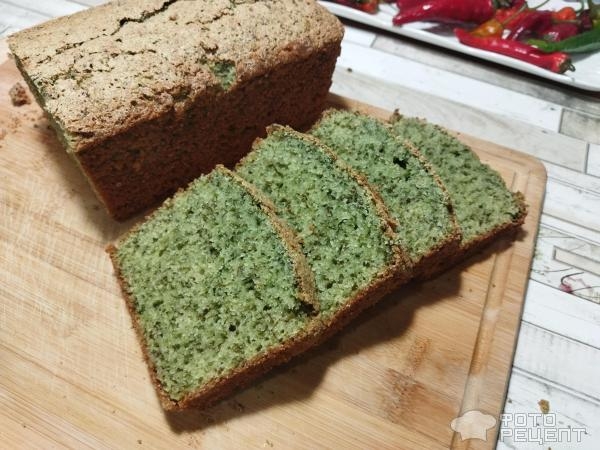 Рецепт: Зеленый кекс - со щавелем и манной крупой Рецепт: Зеленый кекс - со щавелем и манной крупой