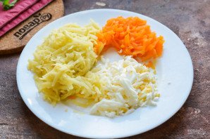 Салат "Селедка под шубой" в виде Тигра на Новый год Салат "Селедка под шубой" в виде Тигра на Новый год