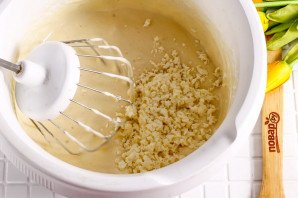 Заливной творожный пирог с яблоками Заливной творожный пирог с яблоками