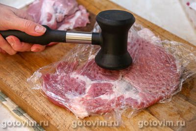 Мясные рулетики с бананами Мясные рулетики с бананами