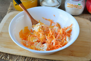 Салат из тыквы с яблоком и морковью Салат из тыквы с яблоком и морковью