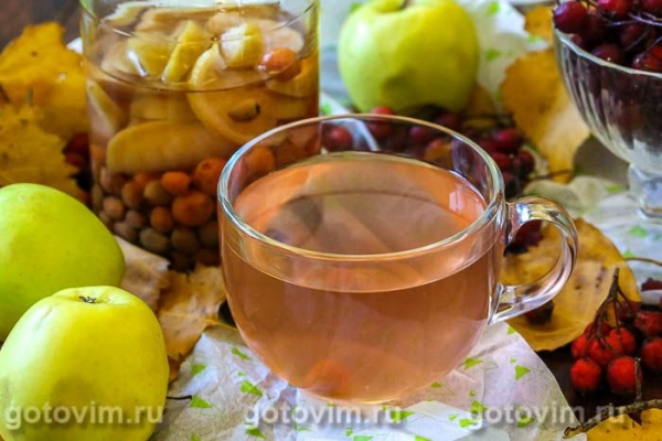Компот из боярышника с яблоками Компот из боярышника с яблоками