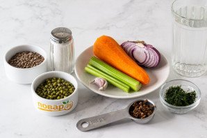 Суп из маша и чечевицы