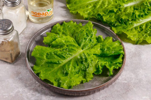 Салат из форели с рукколой