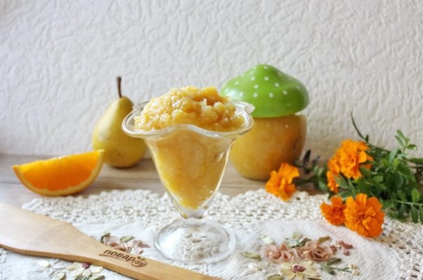 Джем из груши с апельсином на зиму Джем из груши с апельсином на зиму