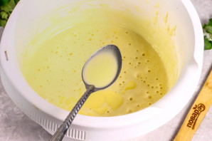 Пирог "Бабка" с малиной