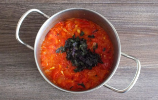 Соус "Суго" с базиликом на зиму