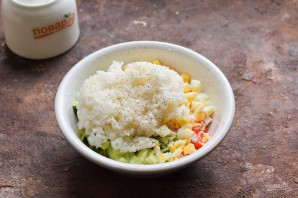 Салат из крабовых палочек без кукурузы