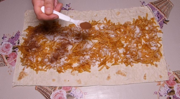 Лаваш с айвой, пошаговый рецепт с фото