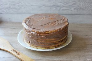 Медовик с шоколадным кремом