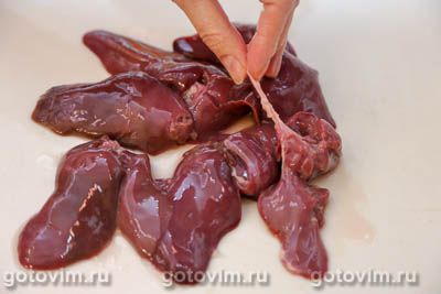 Перловка с куриной печенью и картофелем Перловка с куриной печенью и картофелем