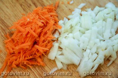 Перловка с куриной печенью и картофелем Перловка с куриной печенью и картофелем