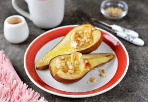 Груши с сыром "Камамбер" в духовке Груши с сыром "Камамбер" в духовке