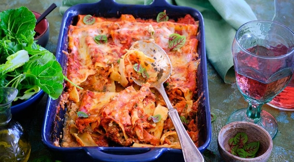 Запеченные с индейкой каннеллони, пошаговый рецепт с фото Запеченные с индейкой каннеллони, пошаговый рецепт с фото