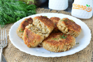 Котлеты из баклажанов с сыром Котлеты из баклажанов с сыром