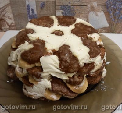 Торт из пряников &laquo;Банановый рай&raquo;