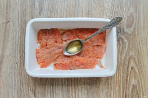 Соленая горбуша с коньяком Соленая горбуша с коньяком