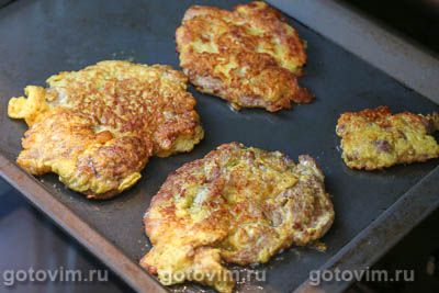 Шницель из свинины в картофельном кляре Шницель из свинины в картофельном кляре