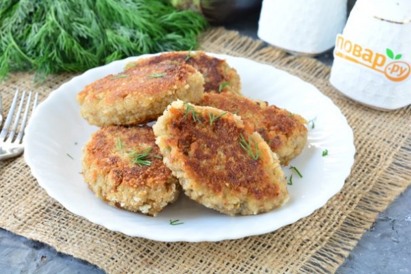 Котлеты из баклажанов с сыром Котлеты из баклажанов с сыром