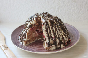 Торт "Графские развалины" с вишней