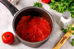 Томатная паста из запеченных помидоров на зиму