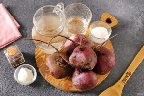 Маринованная свекла для холодника