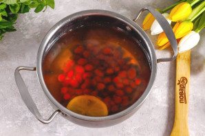 Морс из шиповника