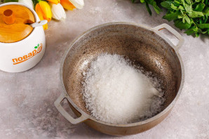 Карамельная панна-котта