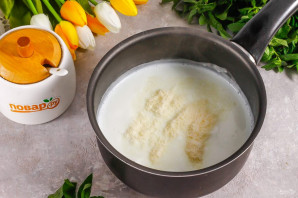 Карамельная панна-котта