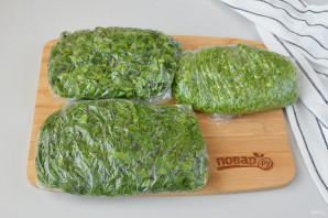 Зелень на зиму