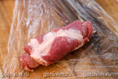 Мясные рулетики с бананами Мясные рулетики с бананами