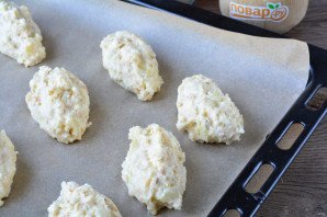 Овсяное печенье с творогом и яблоками