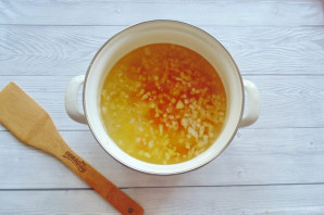 Суп с чечевицей и морковью