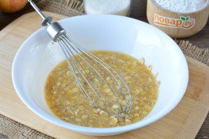 Овсяное печенье с творогом и яблоками