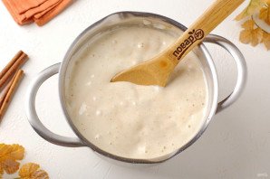 Пирог с тыквой и яблоками в мультиварке