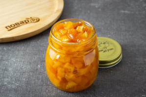 Варенье из тыквы с апельсином и курагой