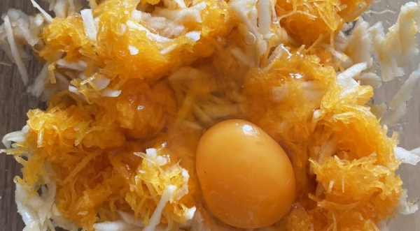 Оладьи из тыквы и яблока без глютена, пошаговый рецепт с фото