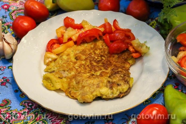 Шницель из свинины в картофельном кляре Шницель из свинины в картофельном кляре