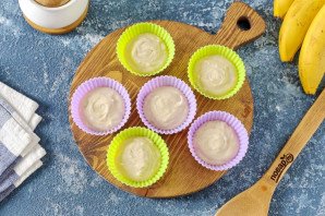 Банановые маффины на кефире Банановые маффины на кефире