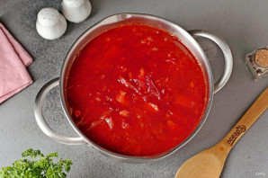 Борщ со свеклой без уксуса