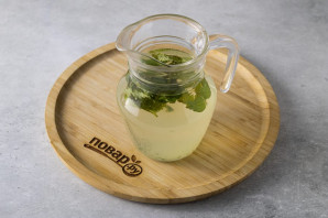 Мохито с ежевикой