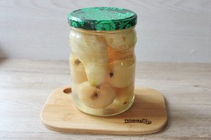 Груши целиком на зиму